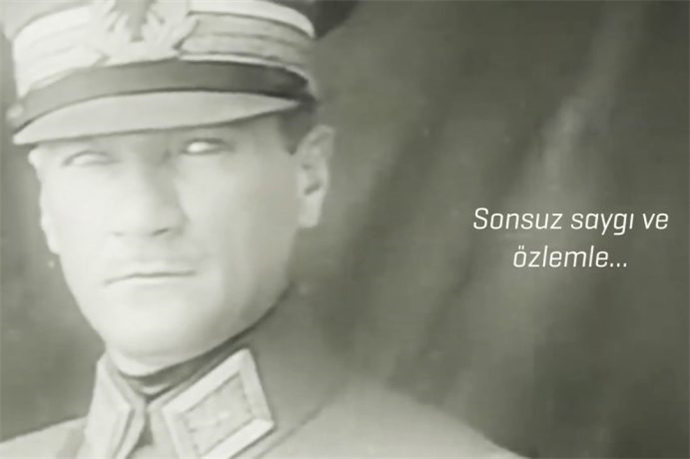  Ulu Önder Mustafa Kemal Atatürk saygı, sevgi ve minnetle anılıyor